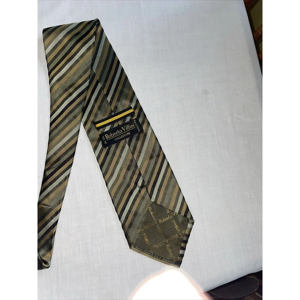 Roberto Villini Dress Tie Mens Size 59